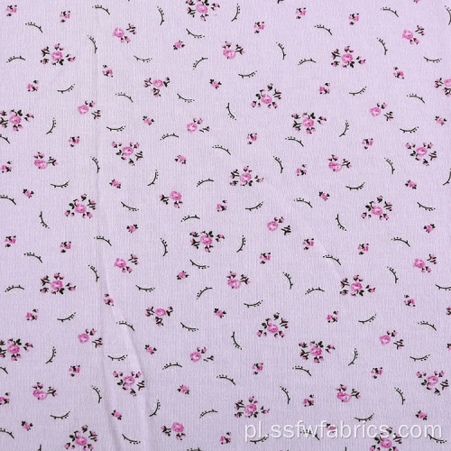 Super miękka różowa tkanina z nadrukiem na zamówienie